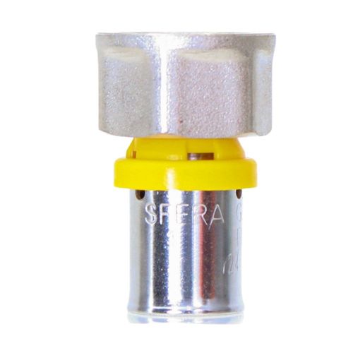 Conector Fêmea para Gás 20mmx3/4" Prensar Multi Emmeti