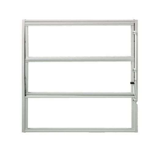 Janela Basculante Vidro Boreal Alumínio Branco 60x60cm