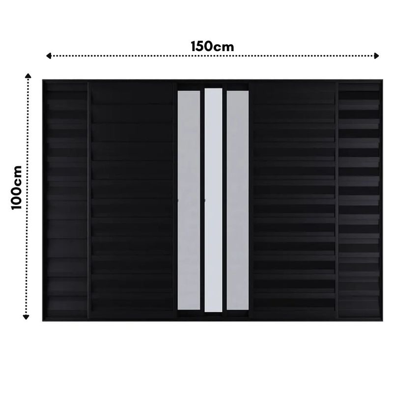 Veneziana-6-Folhas-sem-Grade-Aluminio-Preto-100x150cm