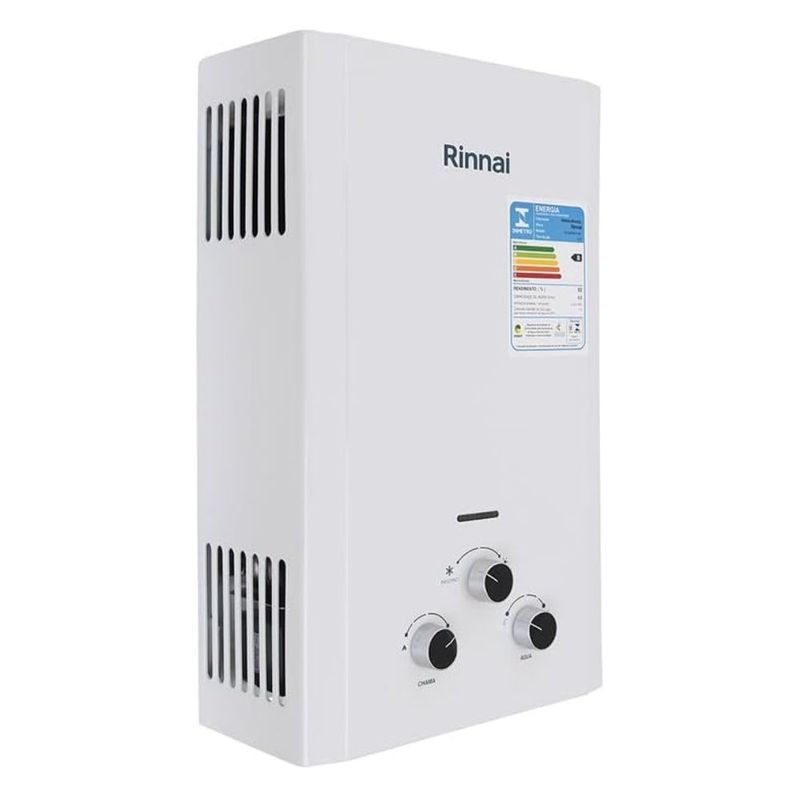Aquecedor-de-Agua-a-Gas-GN-9L-M09-CFH-Mecanico-Pilha-Branco-Rinnai