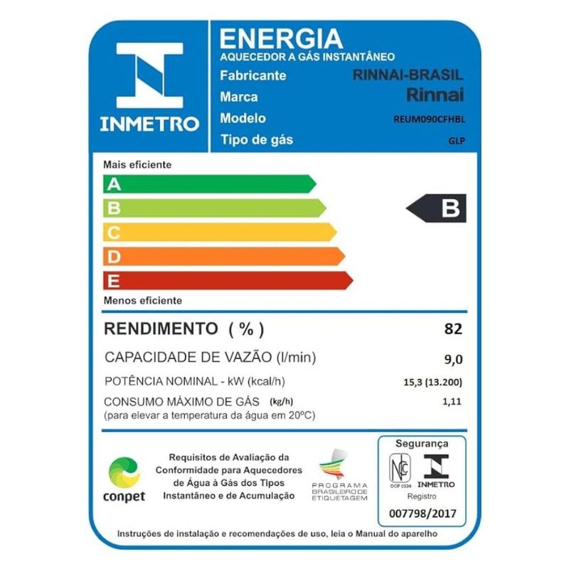 Aquecedor-de-Agua-a-Gas-GN-9L-M09-CFH-Mecanico-Pilha-Branco-Rinnai
