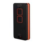 Controle-Remoto-Zap-43393MHz-2-Canais-e-2-Botoes-Preto-e-Laranja-PPA