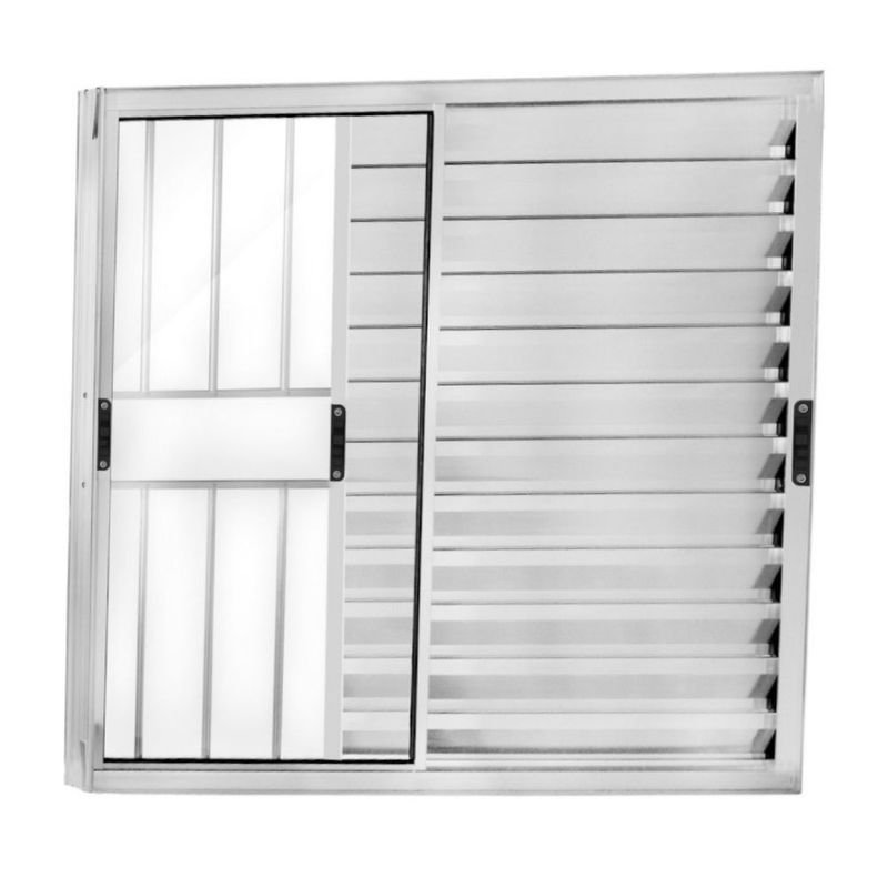 Veneziana-3-Folhas-com-Grade-Aluminio-Brilhante-100x120cm