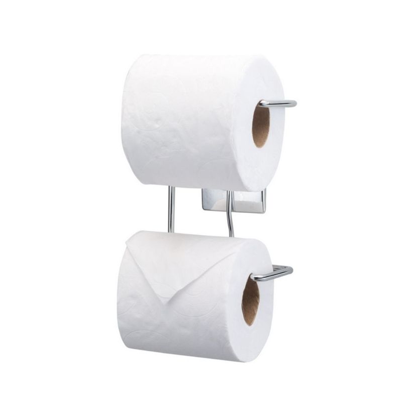 Porta-Papel-Higienico-Duplo-sem-Tampa-Cromado