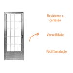 Porta-Palito-Aluminio-Brilhante-Natural-Vidro-Liso-Esquerdo-210x80cm