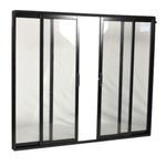 Janela-de-Correr-4-Folhas-sem-Grade-Aluminio-Preto-100x120cm