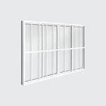 Janela-de-Correr-4-Folhas-com-Grade-Aluminio-Branco-100x120cm