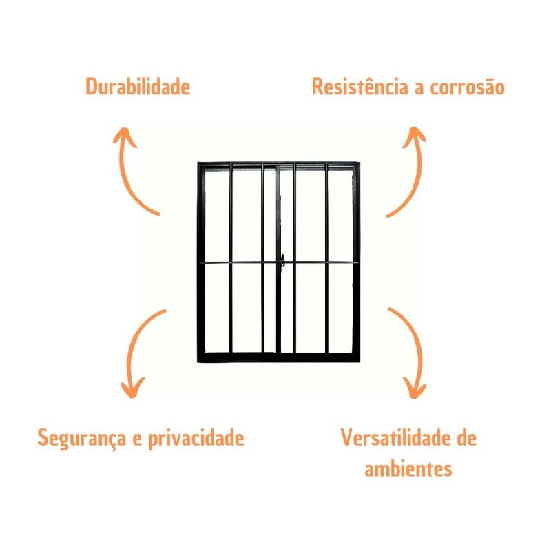 Janela-2-Folhas-com-Grade-Vidro-Liso-Aluminio-Preto-80x80cm