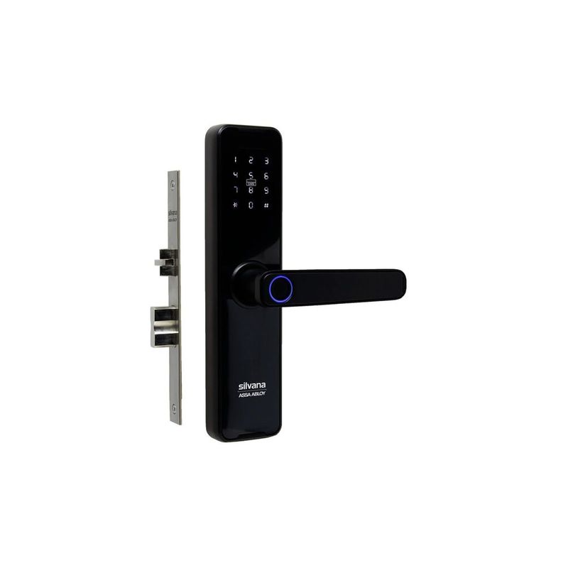 Fechadura-Digital-de-Embutir-com-Biometria-SDD300-Preto