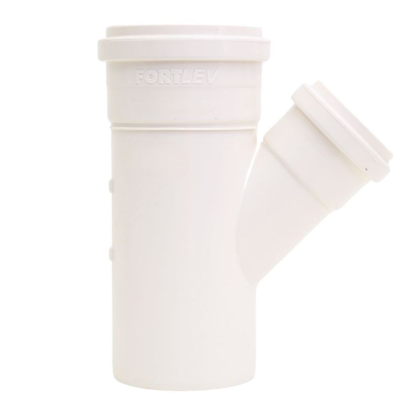 Juncao-Simples-Esgoto-Serie-Normal-PVC-DN-40-Fortlev