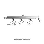 Kit-Trilho-Aluminio-Preto-com-3-Spots-LED-45W-9450-Lumens-Luz-Branca
