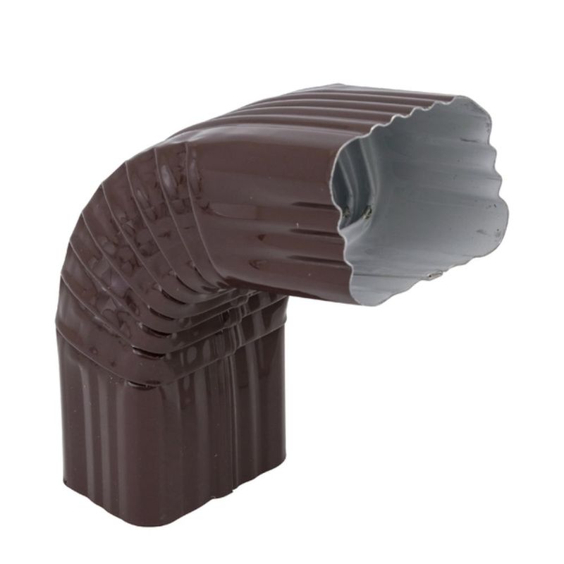 Curva-de-Descida-Aluminio-Marrom-8cm-BellaCalha