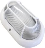 Tartaruga-em-Polipropileno-Branca-sem-Grade-IP54-para-1-Lampada-E27