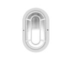 Tartaruga-em-Polipropileno-Branca-sem-Grade-IP54-para-1-Lampada-E27