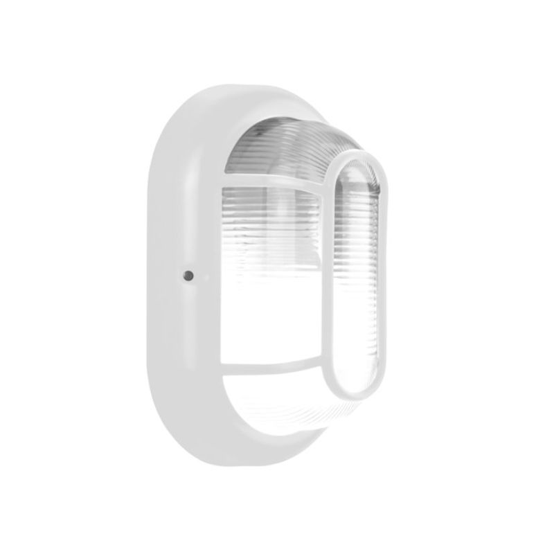 Tartaruga-em-Polipropileno-Branca-sem-Grade-IP54-para-1-Lampada-E27