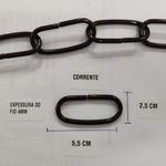 Corrente-Aluminio-Marrom-5m-BellaCalha