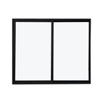 Janela-de-Correr-2-folhas-sem-Grade-Aluminio-Preto-100x100cm