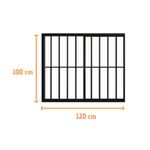 Janela-de-Correr-2-folhas-com-Grade-Aluminio-Preto-100x120cm