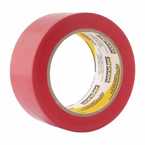 Fita Adesiva para Demarcação 48mmx30m Vermelho