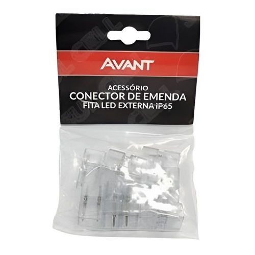 Kit 10 Cabos de Energia 14mm para Fita Led Connect IP65