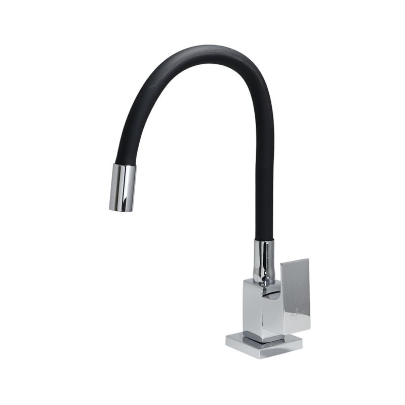 Torneira-para-Cozinha-Mesa-Bica-Media-Preto-Gourmet-Flexivel