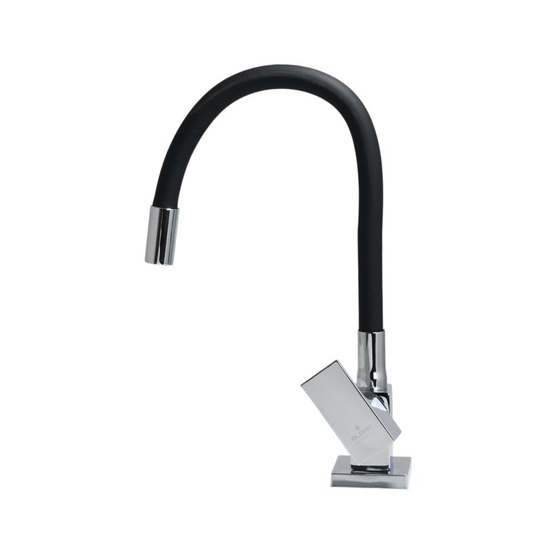 Torneira-para-Cozinha-Mesa-Bica-Media-Preto-Gourmet-Flexivel