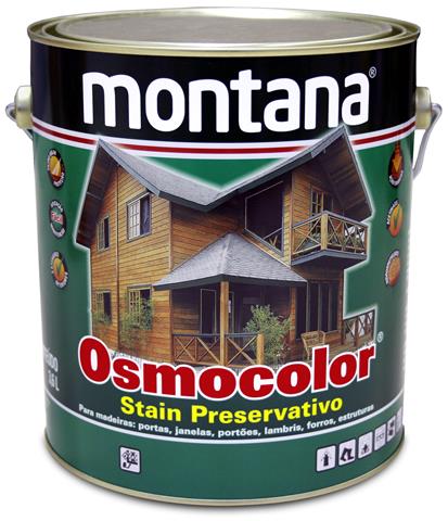 Stain Acetinado Osmocolor Mogno 3,6L Montana
