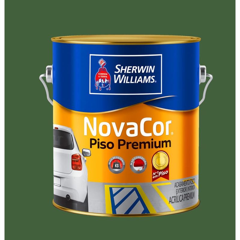 Tinta-Premium-Acrilica-Fosco-Novacor-Piso-Verde-36L