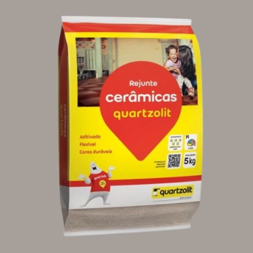 Rejunte Cerâmica Cinza Outono 5kg Quartzolit