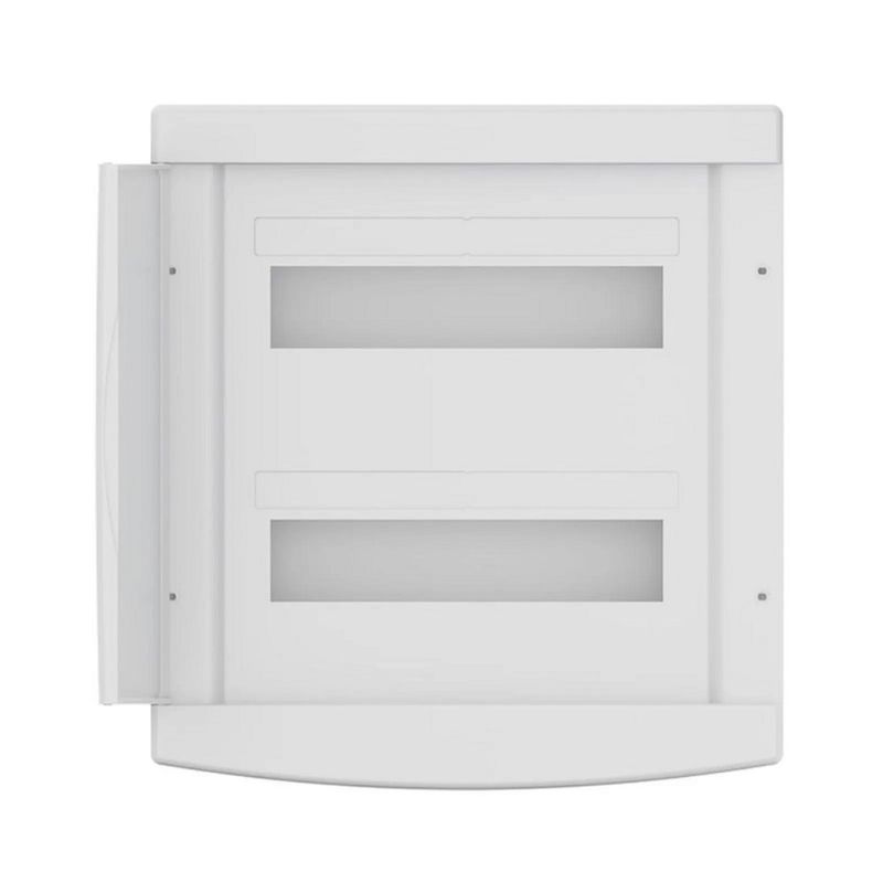 Quadro-PVC-Disjuntor-Embutir-sem-Barramento-para-18-24-Disj-Branco