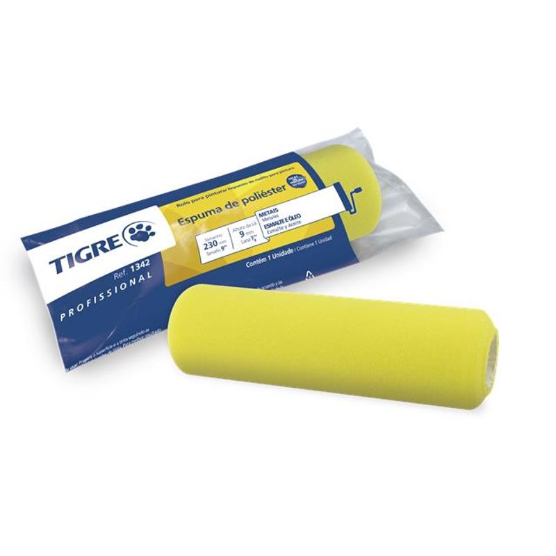 Rolo-de-Espuma-Amarelo-sem-Suporte-1342-23cm-Tigre