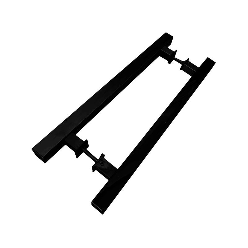 Puxador-Tubular-Quadratto-Eco-300mm-Aluminio-Preto