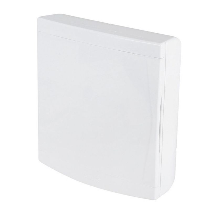 Quadro-PVC-Disjuntor-Sobrepor-sem-Barramento-para-18-24-Disj-Branco