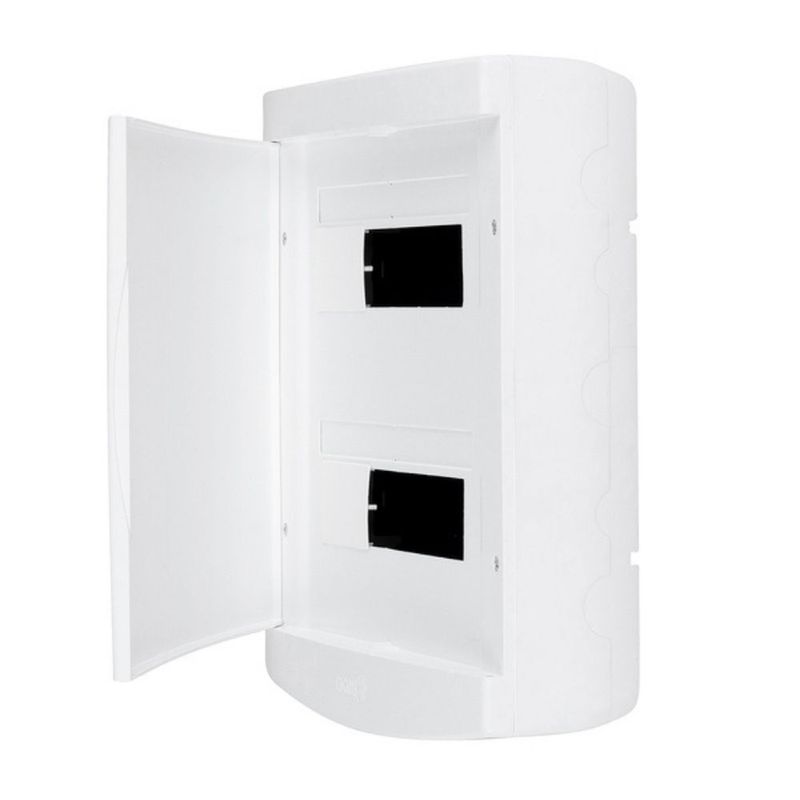 Quadro-PVC-Disjuntor-Sobrepor-sem-Barramento-para-18-24-Disj-Branco