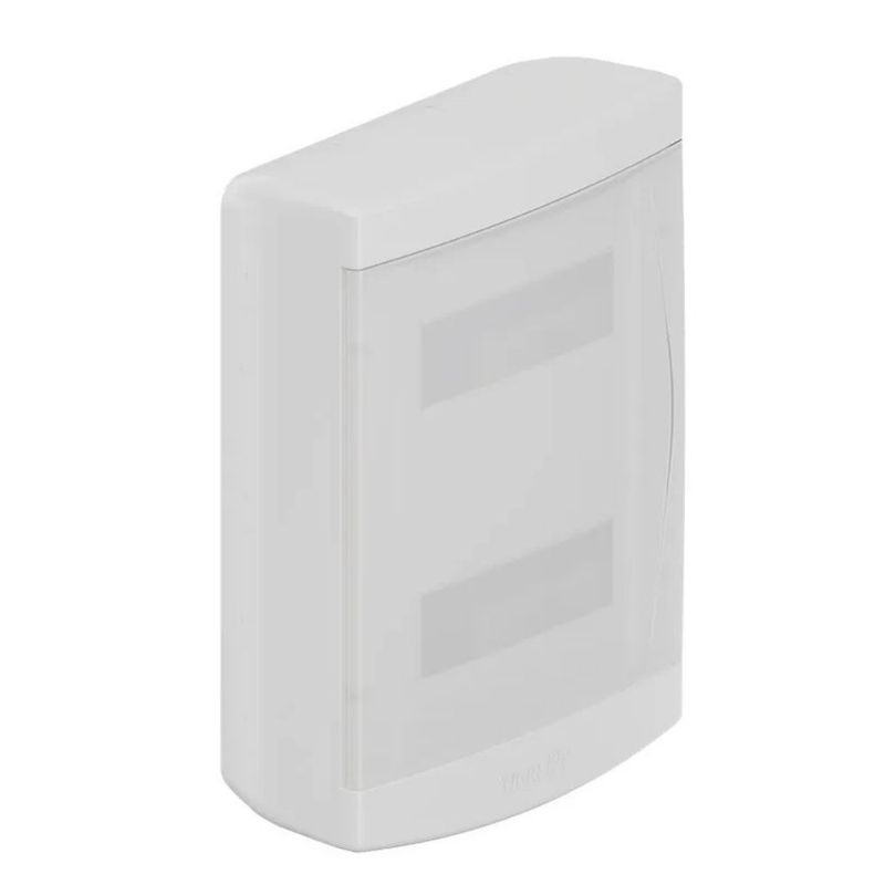 Quadro-PVC-Disjuntor-Sobrepor-sem-Barramento-para-12-16-Disj-Branco