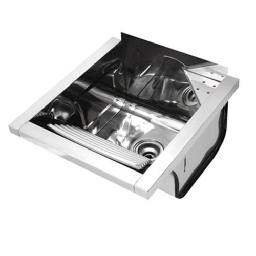Tanque TS360 com Espelho Aço Inox 10849 47,8x44cm 23L