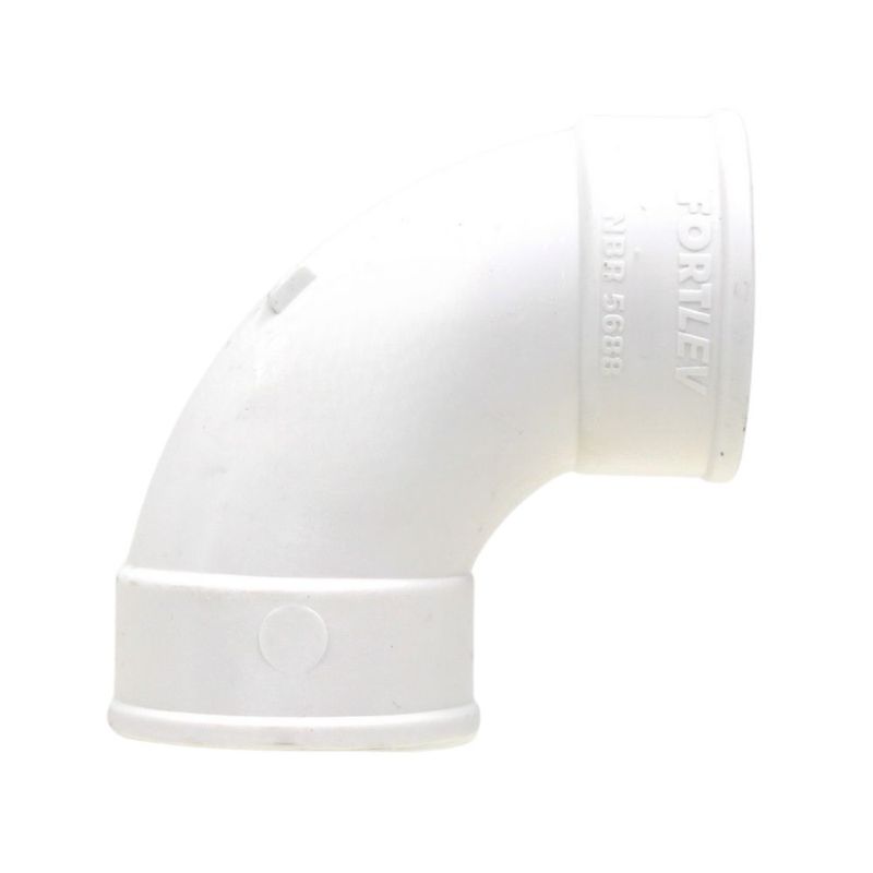 Curva-90-Curta-Esgoto-Serie-Normal-PVC-DN-100-Fortlev