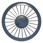 Grelha-Redonda-PVC-Cromada-10cm-DN100-Luconi