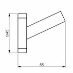 Cabide-Unitario-Like-Square-Cromado-Perflex