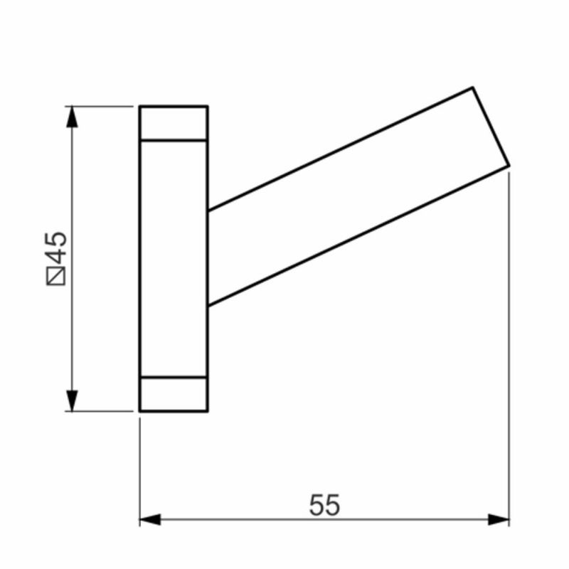 Cabide-Unitario-Like-Square-Cromado-Perflex