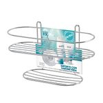 Porta-Shampoo-Duplo-para-Banheiro-267cm-Double-Fix-Cromado