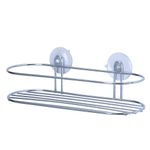 Porta-Shampoo-Reto-para-Banheiro-263x10cm-com-Ventosa-Cromado