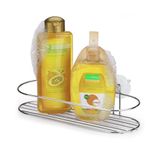 Porta-Shampoo-Reto-para-Banheiro-263x10cm-com-Ventosa-Cromado