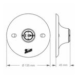 Plafonier-Plastico-Redondo-Taschibra-Soquete-Porcelana-1xE27-Branco