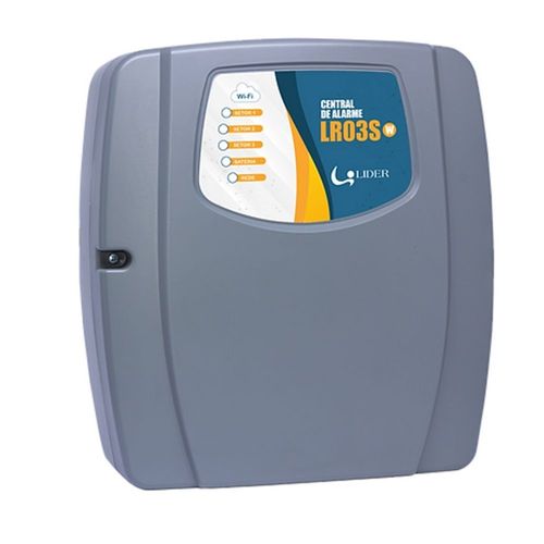 Central de Alarme Wi-fi 3 Setores Bivolt Compatível iOS/Android LR03SW