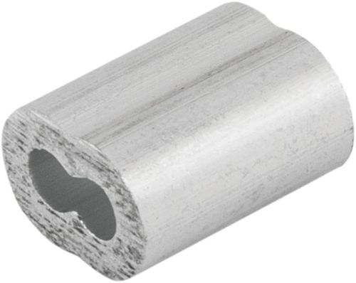 Prensa Cabo para Cabo de Aço 1/8" Cartela com 10 Peças