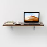 Kit-Mesa-Dobravel-MDP-Castanho-com-Suporte-e-Fixacao-80x41cm