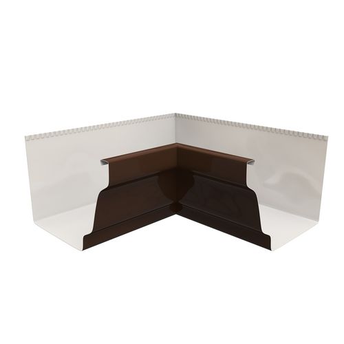 Esquadro Interno Alumínio 90° Marrom 13cm BellhaCalha
