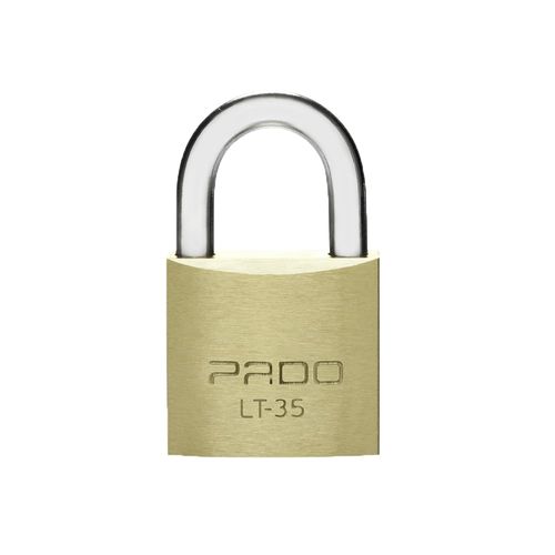 Cadeado Flow Pack 35mm com 02 chaves Latão