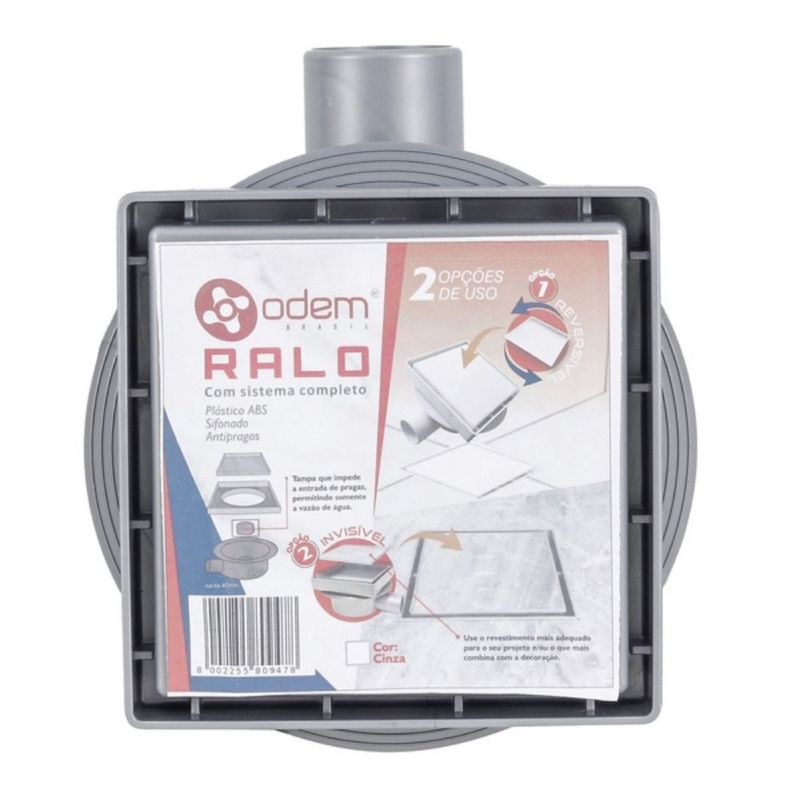 Ralo-Invisivel-Sifonado-com-Grelha-Quadrada-ABS-Cinza-130x130mm-Odem